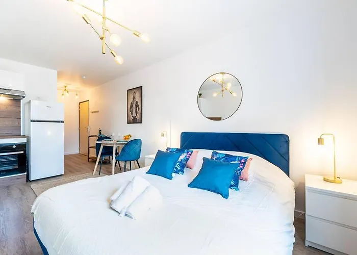 Lägenhet Proche Technopole: Lit Double - Fibre - Lave-linge