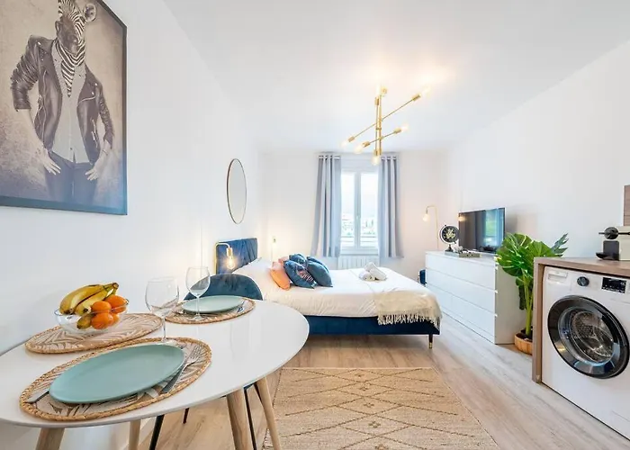 Proche Technopole: Lit Double - Fibre - Lave-linge Lägenhet Grenoble